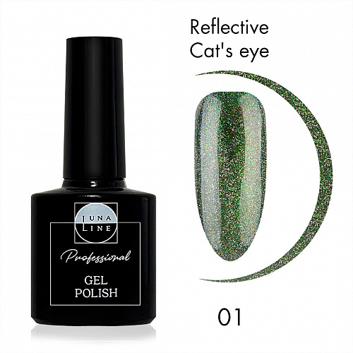 Гель-лак LunaLine Reflective cat&#039;s eye