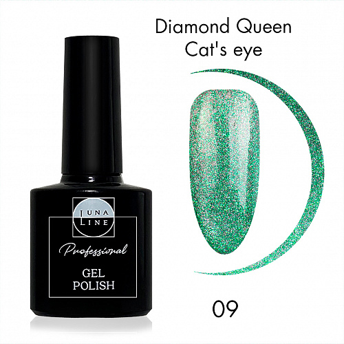 Гель-лак LunaLine Diamond Queen Cat&#039;s eye