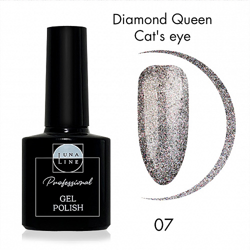 Гель-лак LunaLine Diamond Queen Cat&#039;s eye