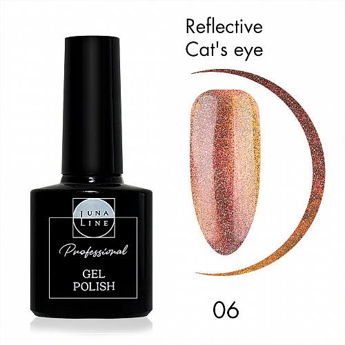 Гель-лак LunaLine Reflective cat&#039;s eye