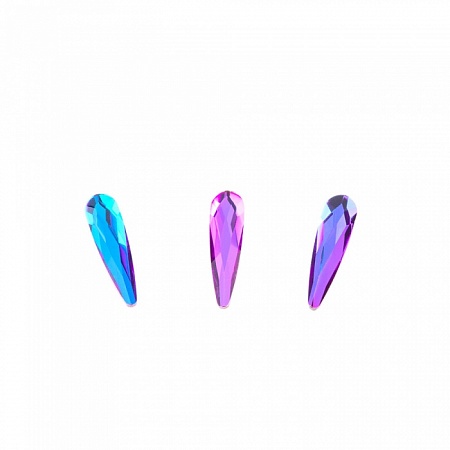 Стразы TNL для дизайна ногтей сине-лиловые10шт\уп